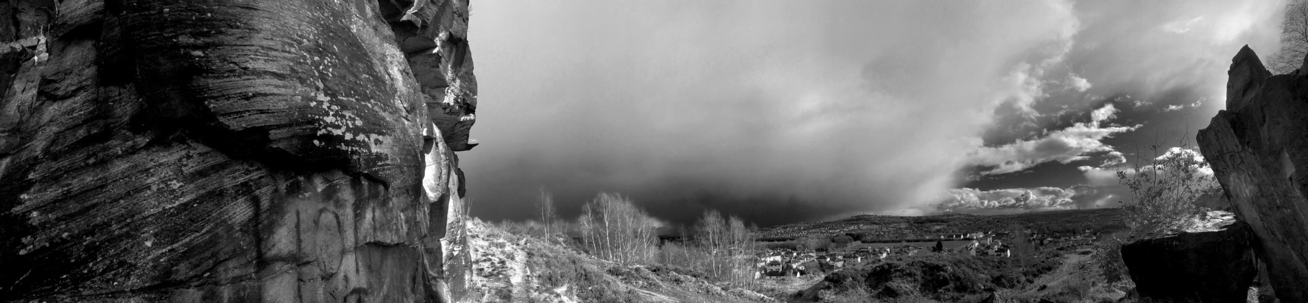 Cliff Walk in Changing Weather