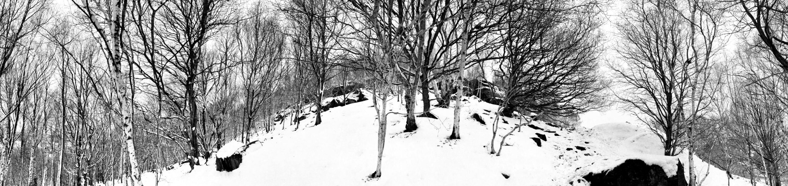 Baildon Cliff in the Snow