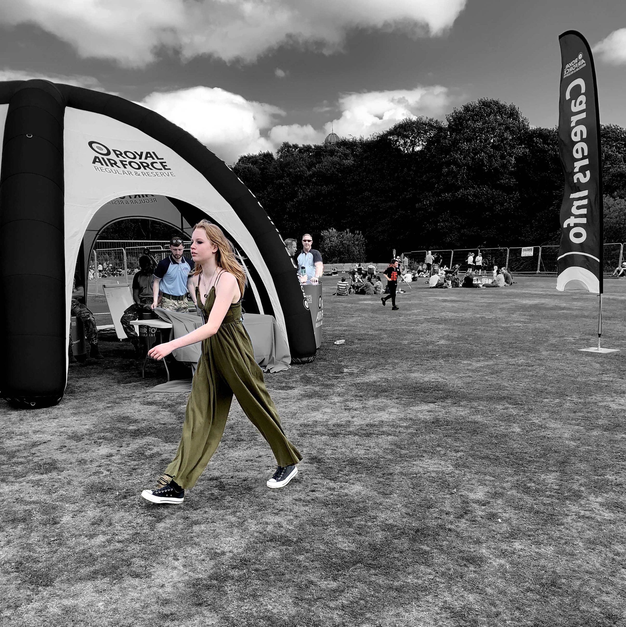 RAF at Dragon Boat Race