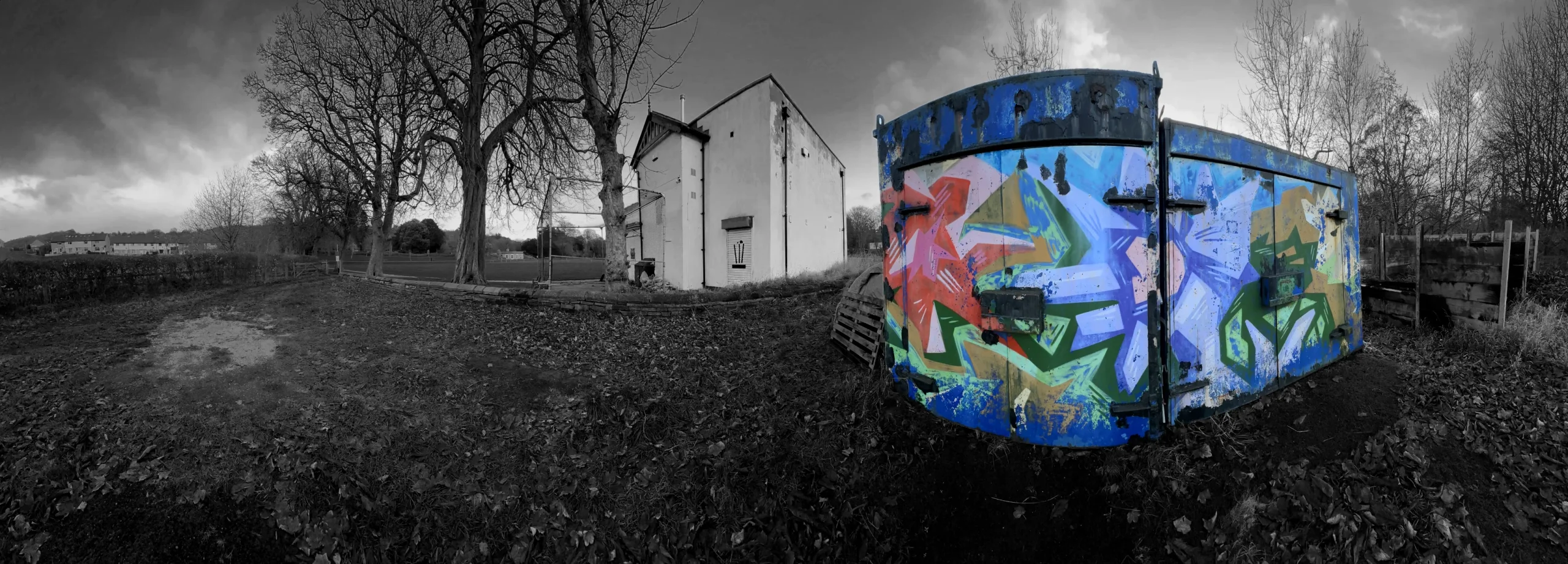 Roberts Park and Salts Mill Grafitti and Art