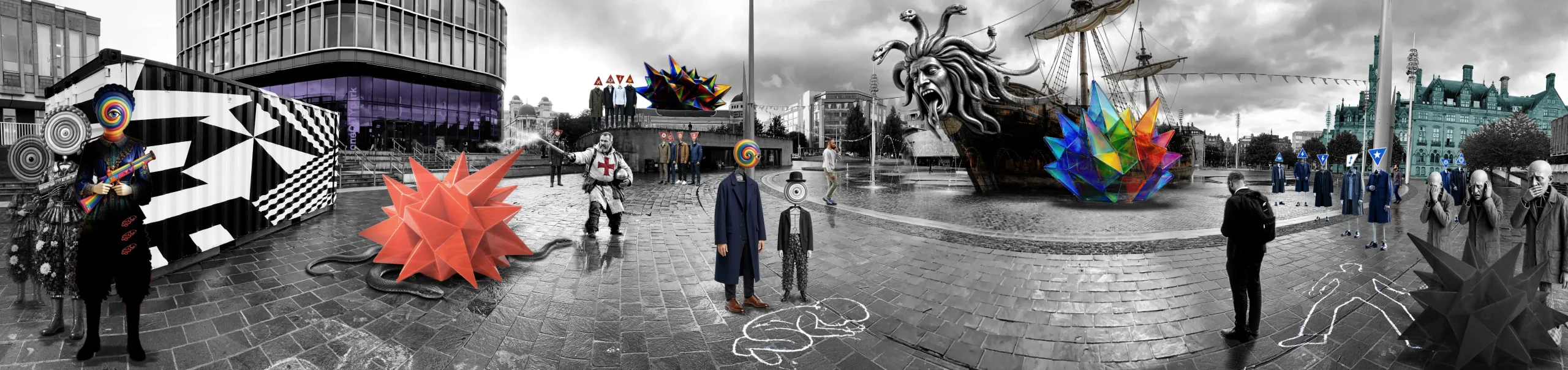 Trip to Bradford City Centre Collage #3